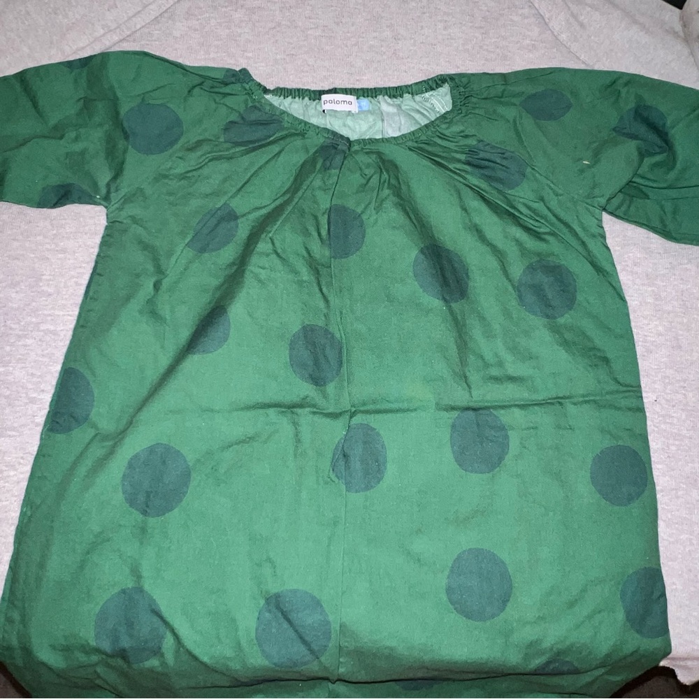 Paloma Green Polka Dot Dress